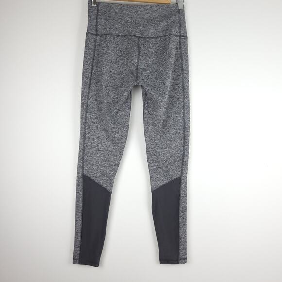 PUMA Moto Leggings Tights Dark Gray Heather Mid Rise Pull On Women's Medium - Picture 7 of 11